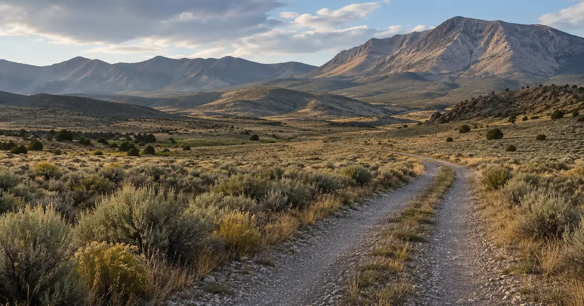 AI-generated illustration: sagebrush country in western Utah