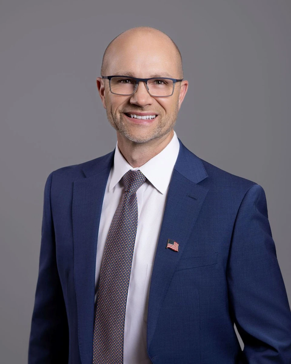 Official portrait of Greg Wilding from bluffdale.gov