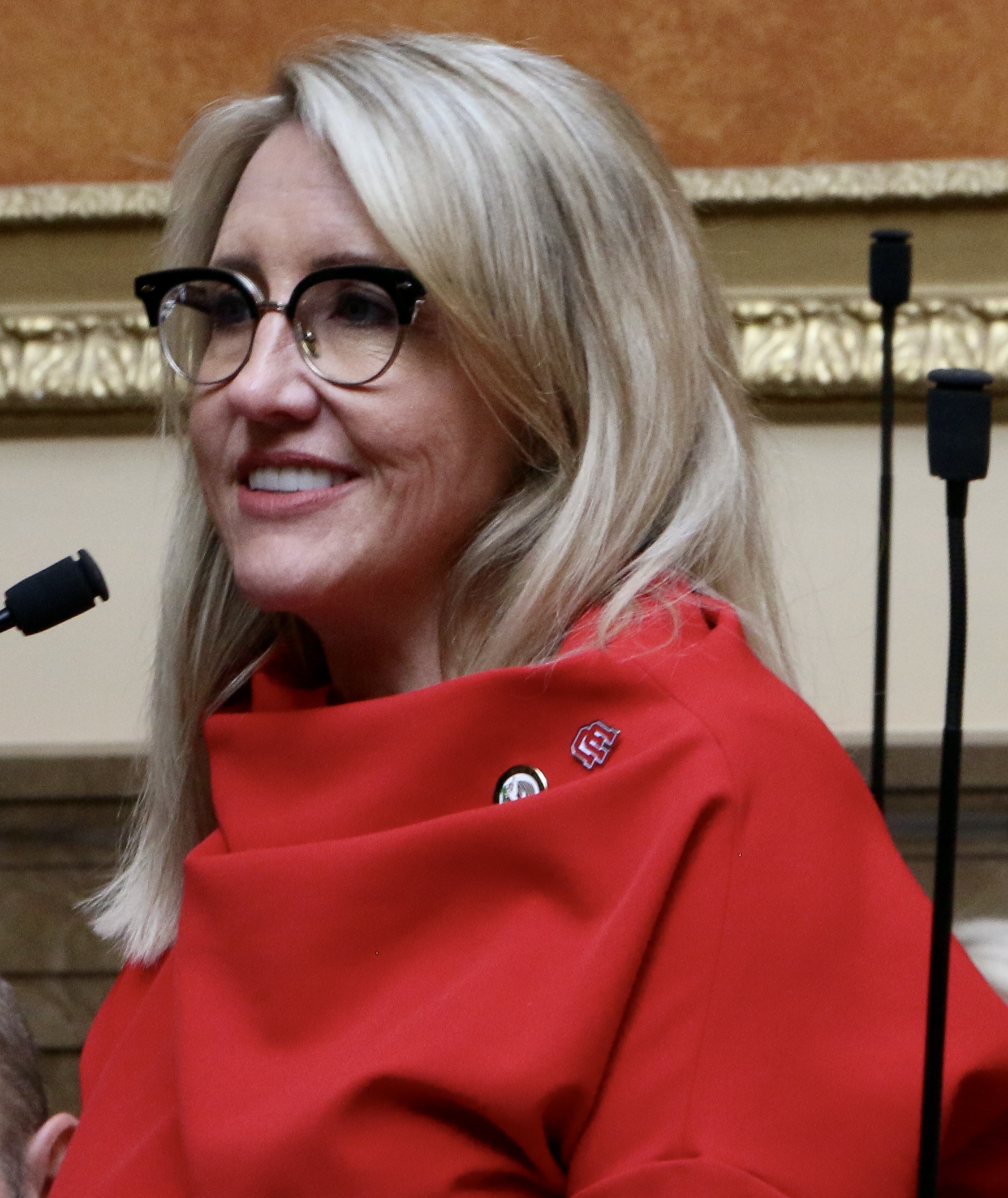 Rep. Melissa Ballard speaking on the House Floor.