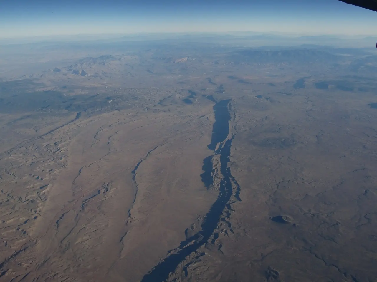 The Hurricane Cliffs rising above the desert near St. George