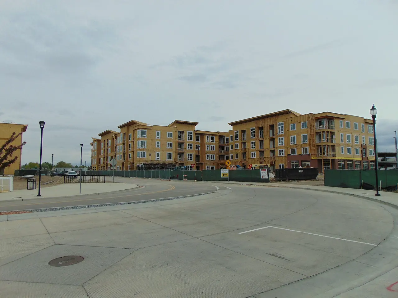 Apartments under construction at the Jordan Valley Station development in West Jordan, April 2016