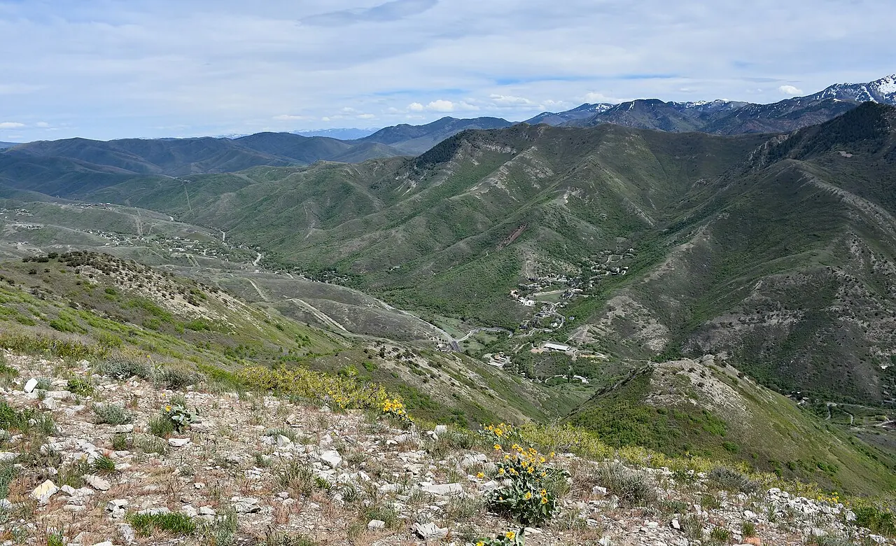 Emigration Canyon viewed from Mount Wire, Utah; file photo from May 17, 2020.