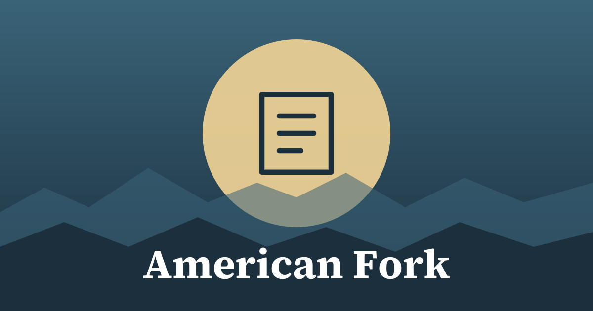 Graphic: local government, American Fork