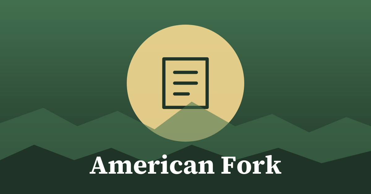 Graphic: local government, American Fork