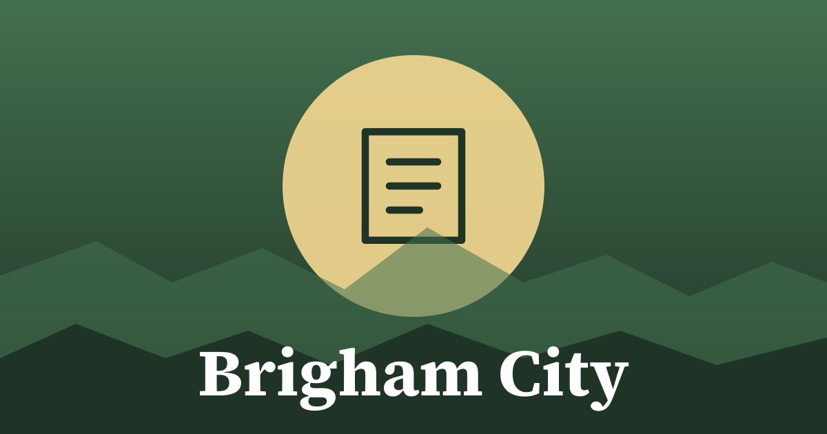 Graphic: local government, Brigham City