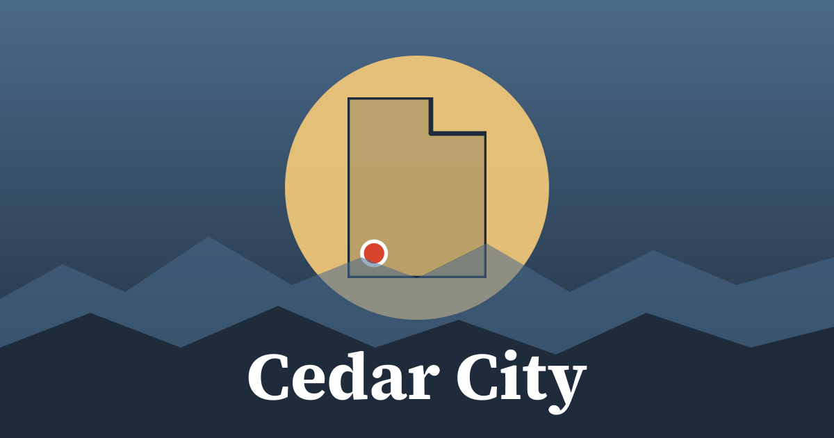 Graphic: where it happened, Cedar City