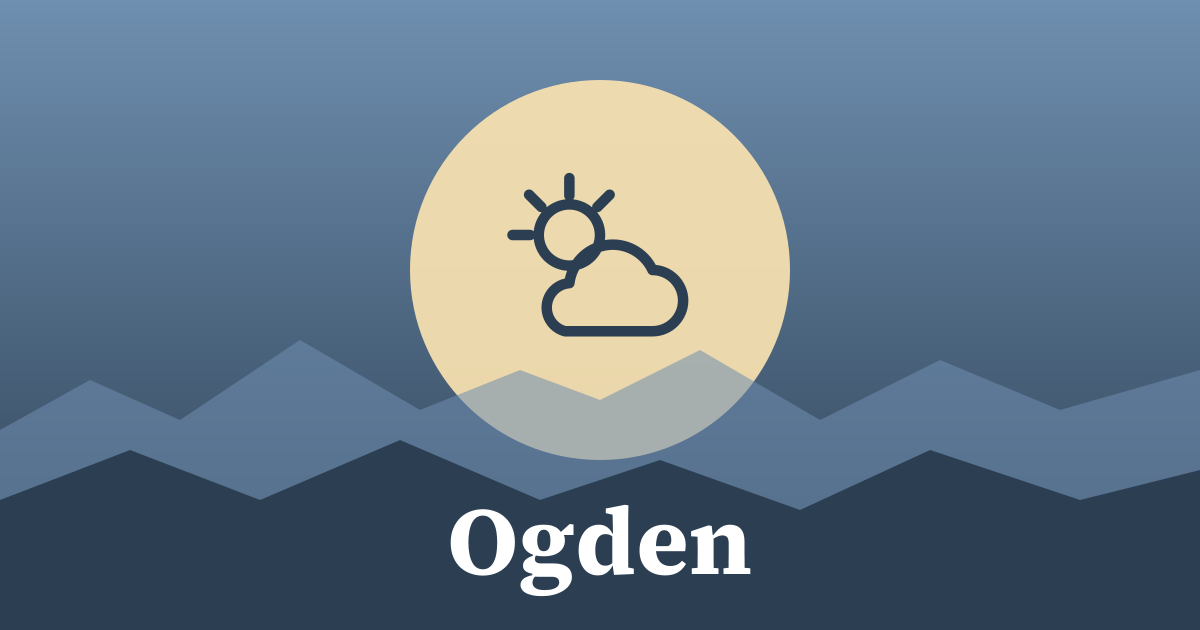 Graphic: weather, Ogden