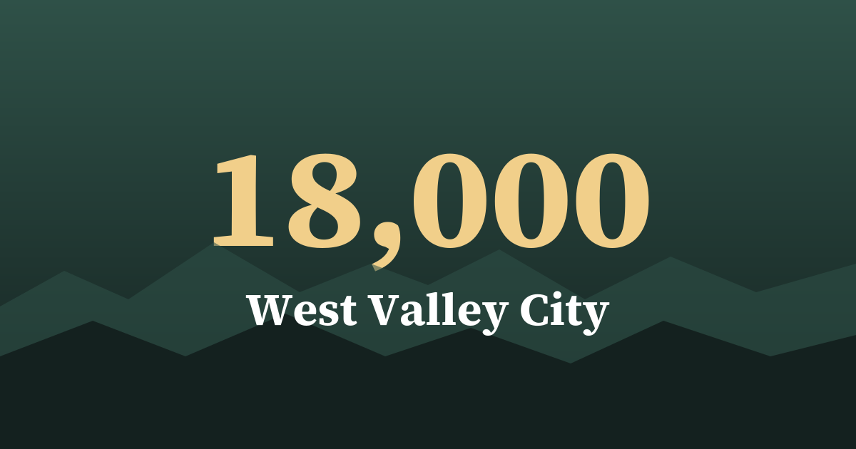 Graphic: by the numbers, West Valley City
