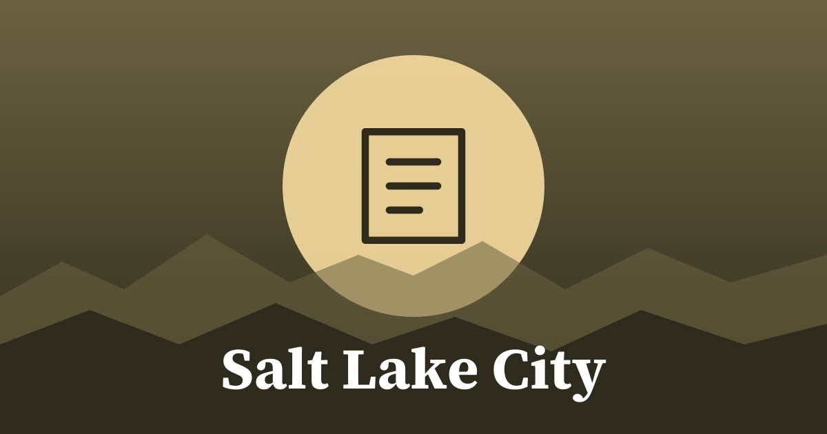 Graphic: local government, Salt Lake City