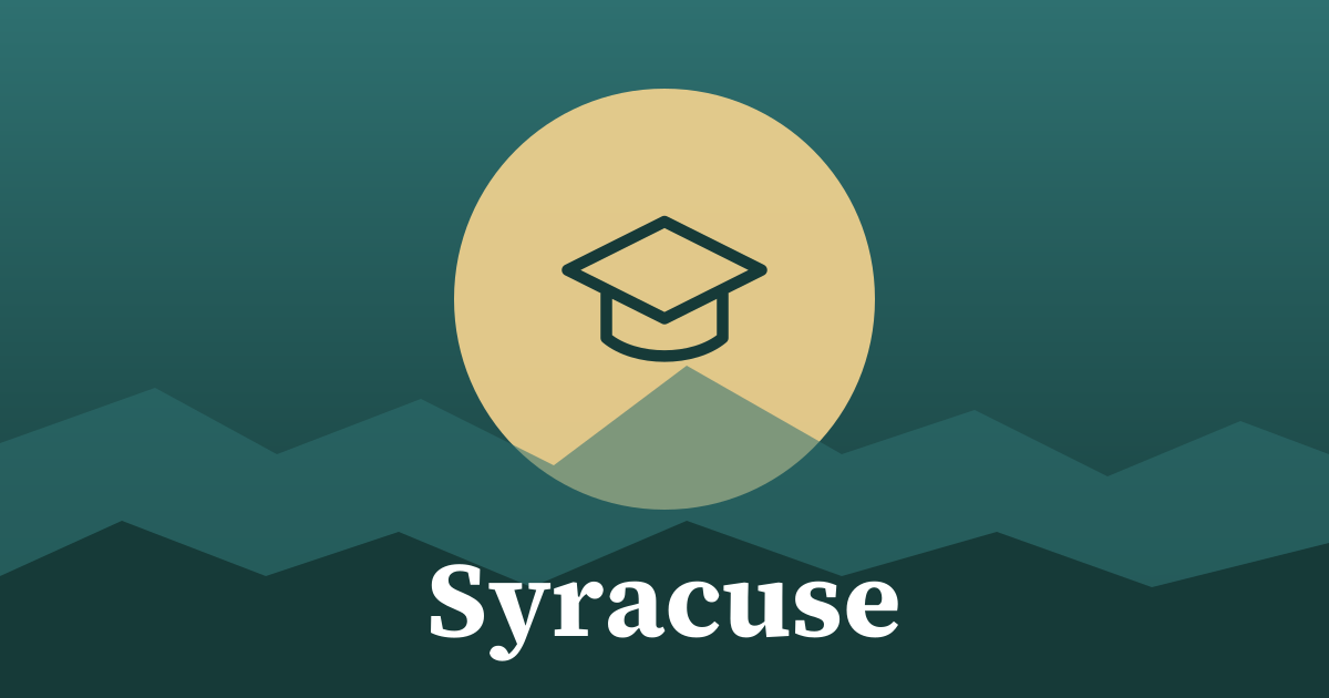 Graphic: schools, Syracuse
