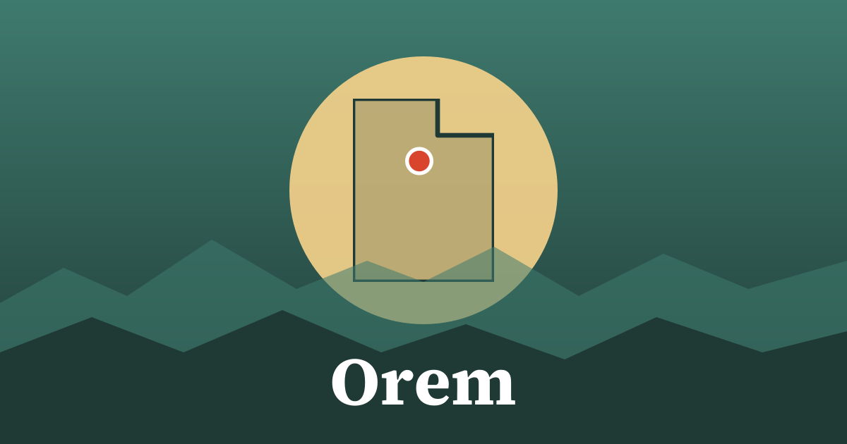 Graphic: where it happened, Orem